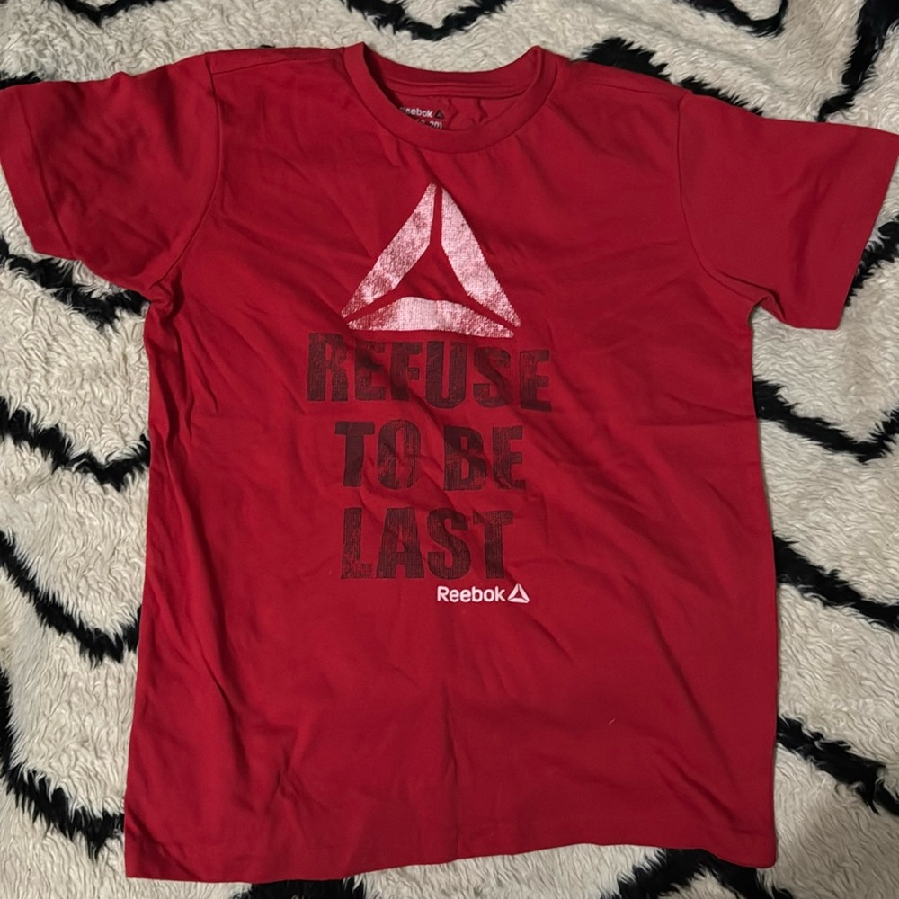 Reebok Refuse to be Last t-shirt Sz XL 18-20